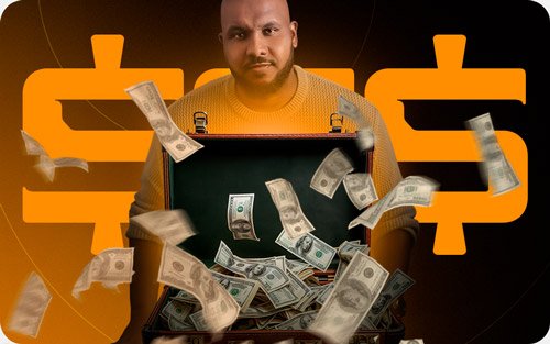 Sorteio de maleta com 5 mil dólares