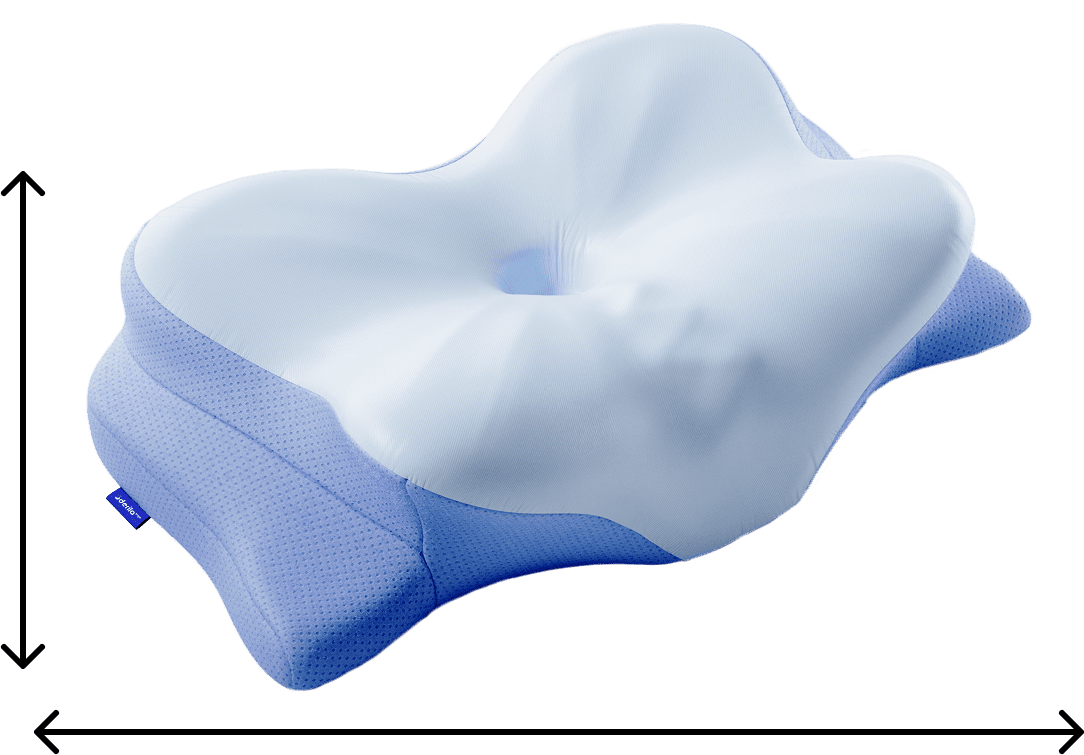 Ergonomic support pillow dimensions